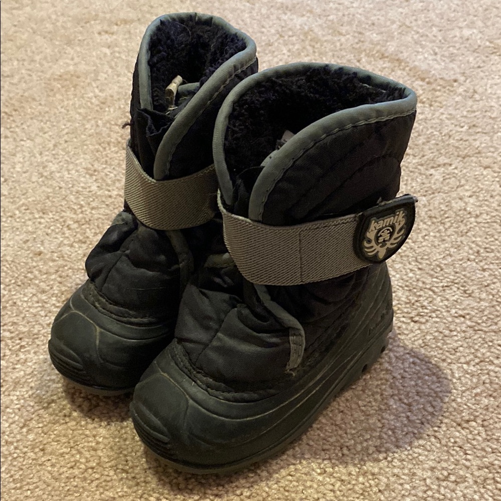 Kamik lined winter boots 5 toddler
